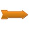 Signmission Orange Arrow Decal Funny Home Decor 18in Wide D-A-999692 - alternate 1